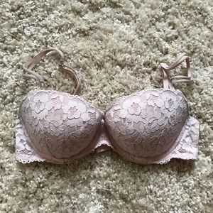 light pink date push-up bra | pink